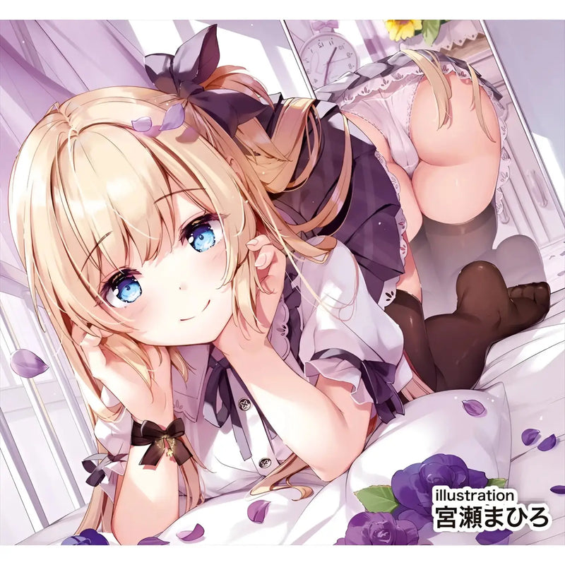 Blonde anime girl in maid outfit for Bicchiri Spiral Orb Mellow Soft Meiki Masturbator