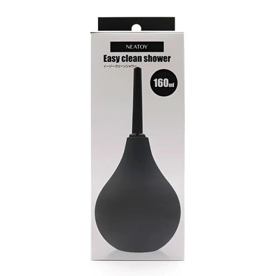Black enema bulb for Squeeze Enema Douche 160ml, perfect with gold ethanol disinfectant