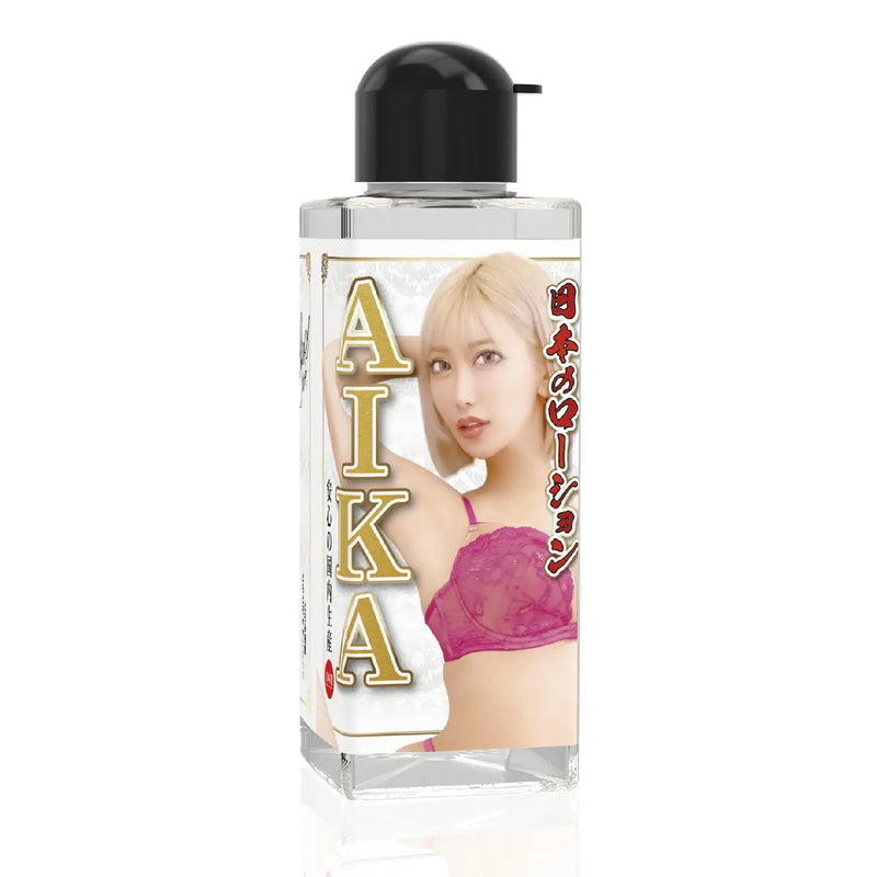 SSI Japan Aika thick water-based lube in clear bottle with pink bra label