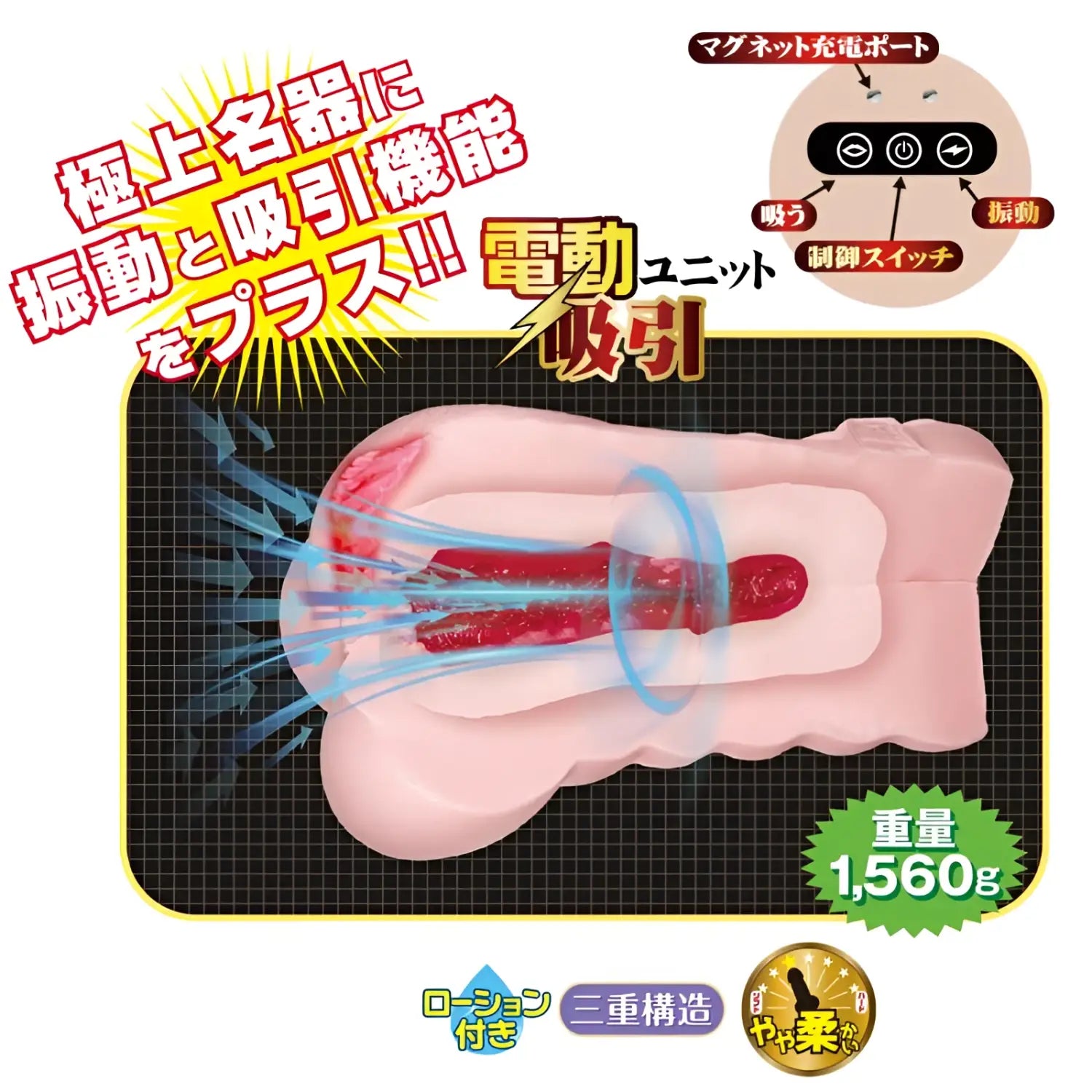 Tanaka Lemon Electric Masturbator Sex Toy Condom Lubricant Masturbators Male 212