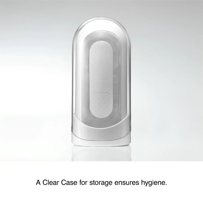 Clear hygienic storage case for TENGA FLIP HOLE ZERO WHITE personal care item