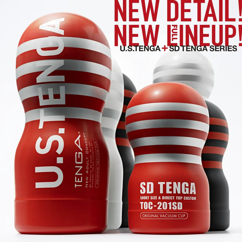 Tenga Original Vacuum Cup with patriotic striped adult novelty items featuring vacuum hole