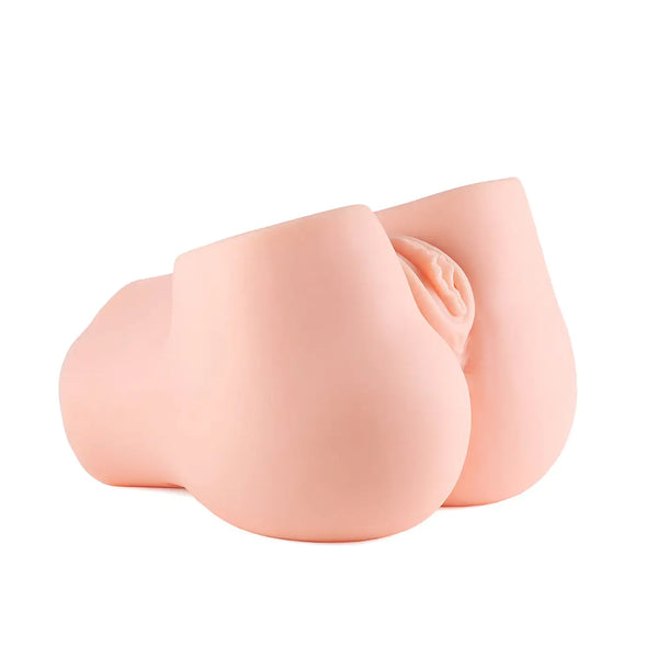 Pink silicone anal plug in Three Ages onahip anal tunnel