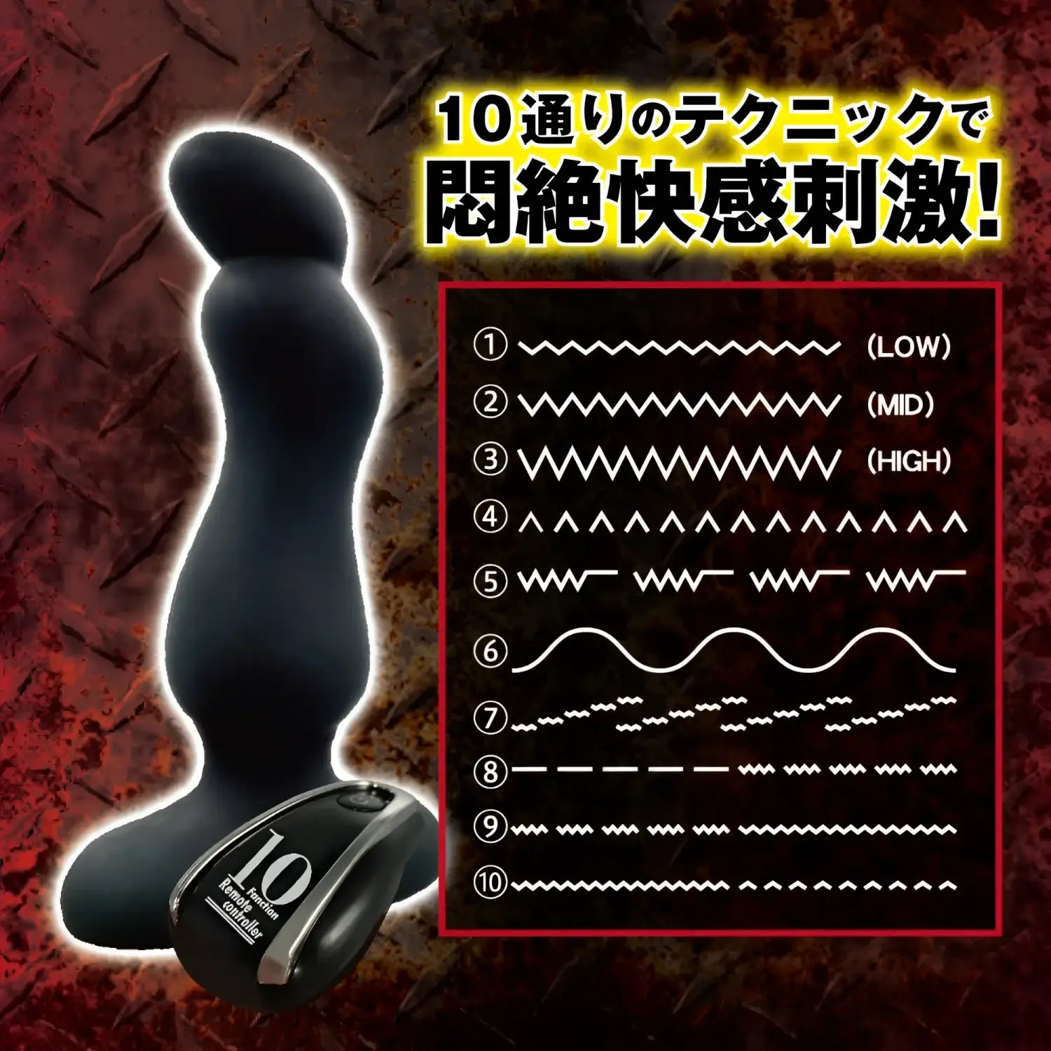 Thunder Peak Anal Mesuiki Crazy Junkie Backfire Newbie W Back Black Silicone 224