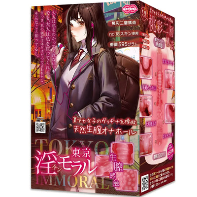 Adult toy packaging for Tokyo Immoral Flesh Double-Nub Tight Amateur Flesh Onahole