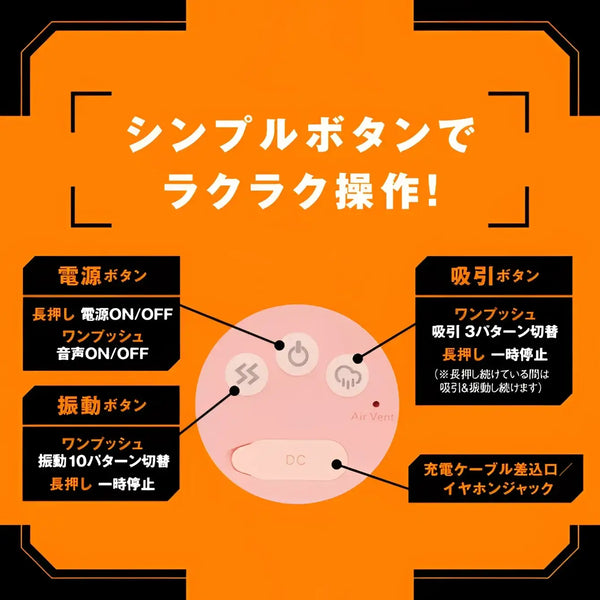 Pink Puni Ana REAL Slow-Play Suction Moaning Flesh Vibe with button controls, a tongue vibrating masturbator favorite