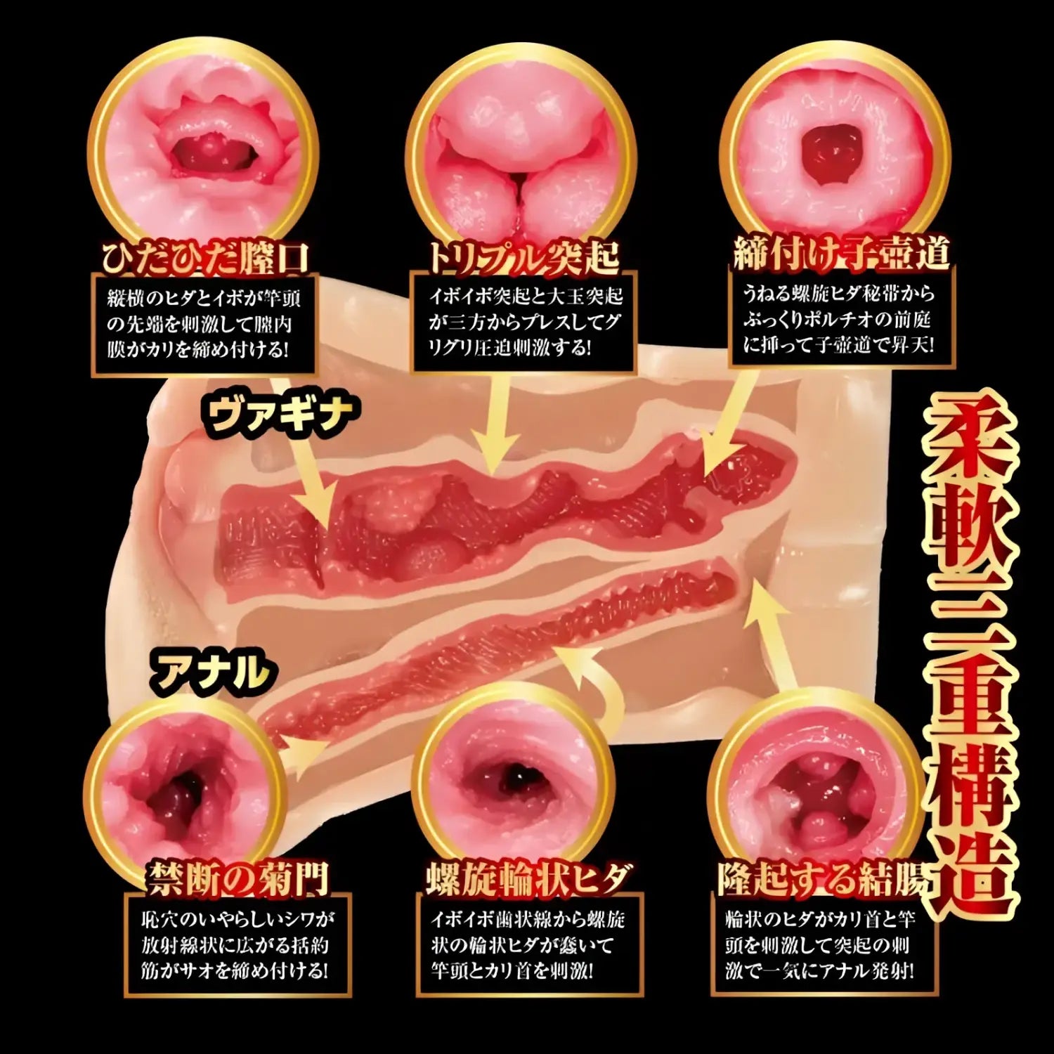 Vagina Meiki Mature Julia Dual Hole 514