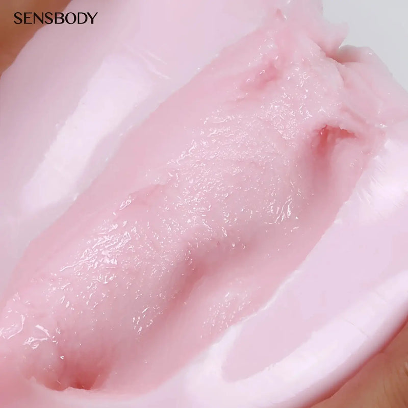 Pink glossy cream from Goddess Asia Rima Arai for vagina meiki realism and soft skin