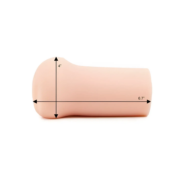 Pink TOMAX Venus Clone onahole with ergonomic foam roller pillow