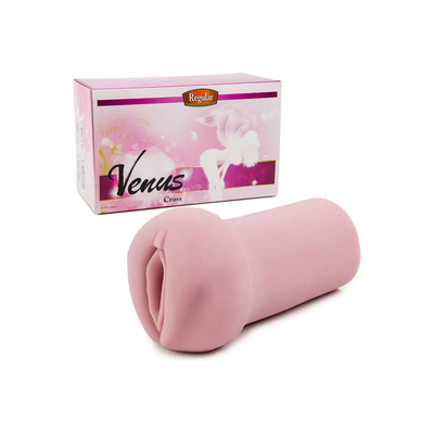 TOMAX Venus Cross onahole with pink white tampon packaging