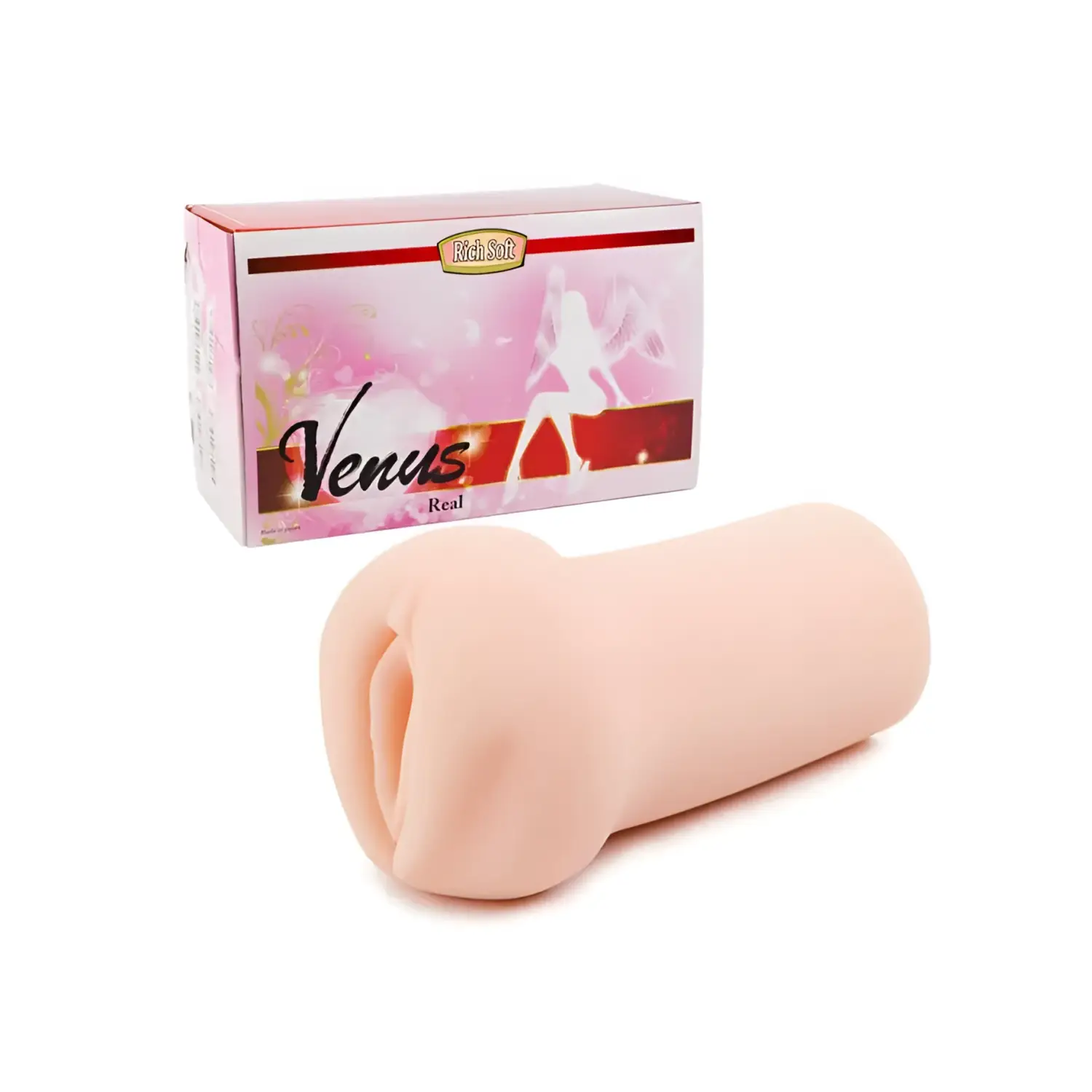 Venus Real Tomax Organic Folds Soft Material Sex Toy Condom Lubricant 408